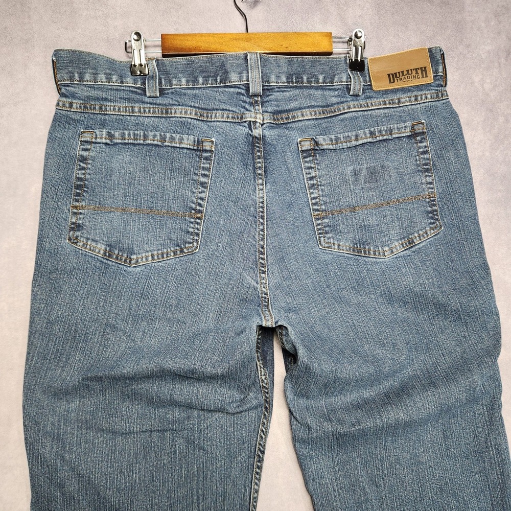 Duluth‎ Trading Mens 40x32 Flex Weekender Relaxed Fit Jeans Blue Cotton Stretch